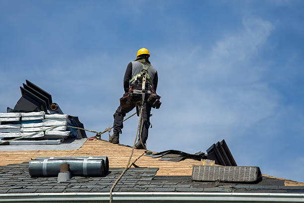 Professional Roofing technician working in East New Market, MD